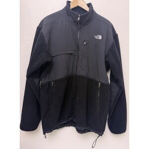 The North Face Black Denali Full Zip Heavy Polartec Fleece Jacket Pit Zips XL